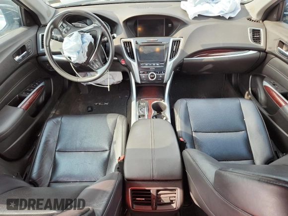 2015 Acura TLX Technology with VIN 19UUB2F5XFA011330, listed as a Copart auction lot 54737135 with 96,164 mi miles and Salvage title. Bid and sale history available at DreamBid. Image 8.