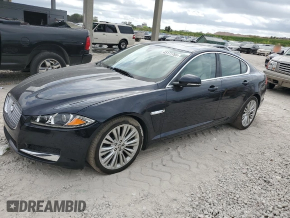 2012 Jaguar XF Portfolio with VIN SAJWA0HB0CLS35600, listed as a Copart auction lot 45177765 with 80,837 mi miles and Clean Title. Bid and sale history available at carsss.com. Image 1.
