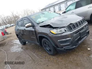 2018 Jeep Compass Sport with VIN 3C4NJCAB6JT251064, listed as a IAAI auction lot 41457953 with 64,905 mi miles and . Bid and sale history available at DreamBid. Image 1.