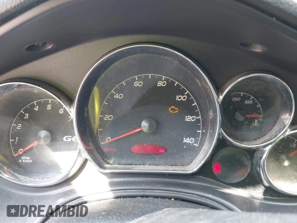 2008 Pontiac G6 GT with VIN 1G2ZH17N784104274, listed as a IAAI auction lot 42445342 with 249,326 mi miles and . Bid and sale history available at DreamBid. Image 7.