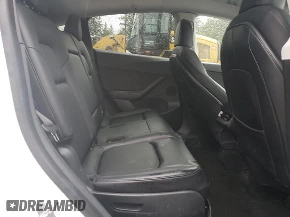 2021 Tesla Model Y Long Range with VIN 5YJYGAEE2MF115988, listed as a Copart auction lot 52206535 with 53,911 mi miles and Salvage Title. Bid and sale history available at DreamBid. Image 11.