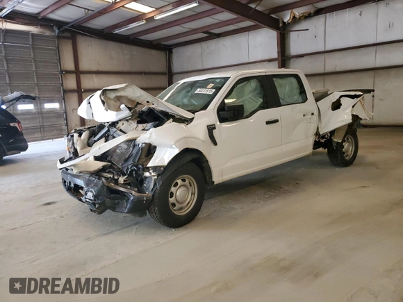 2021 Ford F-150 XL with VIN 1FTEW1C5XMKE44112, listed as a Copart auction lot 50231815 with Not provided miles and Salvage title. Bid and sale history available at DreamBid. Image 1.