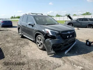 2023 Subaru Forester Touring with VIN JF2SKARC8PH501124, listed as a Copart auction lot 53019845 with 21,956 mi miles and Salvage title. Bid and sale history available at DreamBid. Image 10.