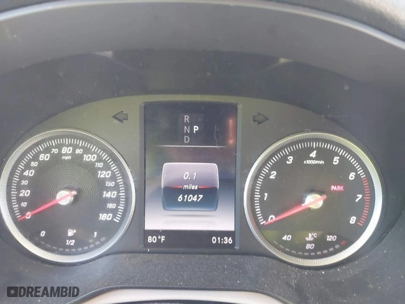 2016 Mercedes-Benz GLC with VIN WDC0G4JB6GF008107, listed as a IAAI auction lot 41666678 with 61,047 mi miles. Bid and sale history available at carsss.com. Image 7.