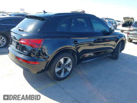 2020 Audi Q5 Premium with VIN WA1ANAFY4L2088840, listed as a IAAI auction lot 41392034 with 33,501 mi miles and . Bid and sale history available at DreamBid. Image 4.