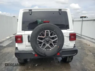 2025 Jeep Wrangler Sahara with VIN 1C4PJXEN7SW505719, listed as a Copart auction lot 52528025 with 8,911 mi miles and Clean Title. Bid and sale history available at DreamBid. Image 6.