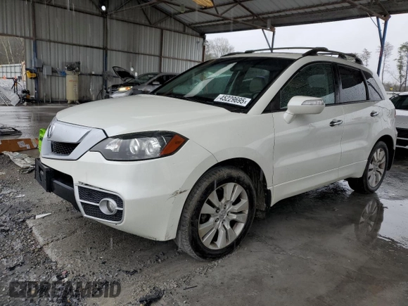 2011 Acura RDX Technology with VIN 5J8TB2H58BA001527, listed as a Copart auction lot 45229695 with 140,161 mi miles and Salvage title. Bid and sale history available at DreamBid. Image 1.