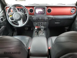 2021 Jeep Wrangler Unlimited Rubicon с VIN 1C4HJXFG7MW586020, выставлен на аукционе Copart как лот 49179395 с пробегом 20 479 миль миль и Списание • Salvage title. История ставок и продаж доступна на DreamBid. Изображение 8.