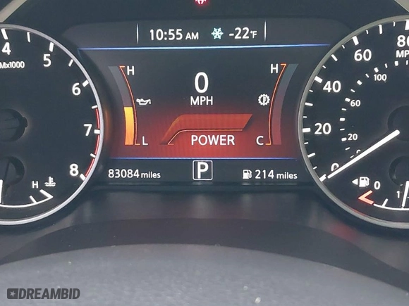 2019 Nissan Maxima S with VIN 1N4AA6AVXKC368286, listed as a IAAI auction lot 41548224 with 83,084 mi miles. Bid and sale history available at carsss.com. Image 15.