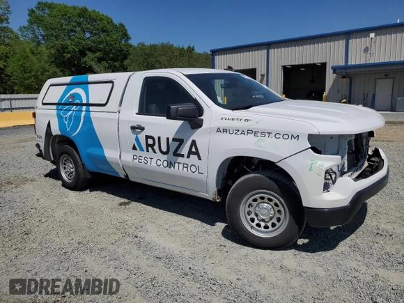 2022 Chevrolet Silverado 1500 Work Truck with VIN 3GCNAAEK5NG506171, listed as a Copart auction lot 51511364 with 31,285 mi miles and Salvage Title. Bid and sale history available at DreamBid. Image 4.
