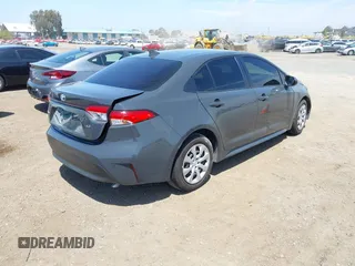 2024 Toyota Corolla LE with VIN JTDB4MEE3R3021431, listed as a IAAI auction lot 42154143 with 16,738 mi miles and . Bid and sale history available at DreamBid. Image 4.
