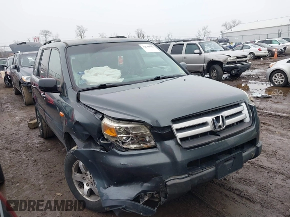 2006 Honda Pilot EX with VIN 5FNYF18496B021499, listed as a IAAI auction lot 41540784 with 232,665 mi miles and . Bid and sale history available at DreamBid. Image 1.