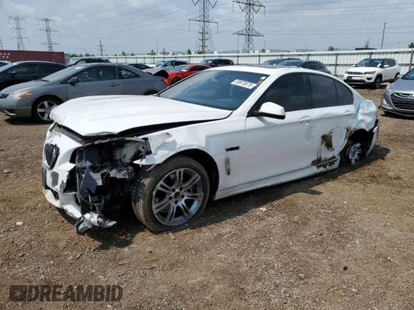 2013 BMW 5 Series 528i xDrive with VIN WBAXH5C59DD114652, listed as a Copart auction lot 59970575 with Not provided miles and Salvage title. Bid and sale history available at DreamBid. Image 1.
