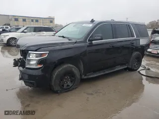 2020 Chevrolet Tahoe Commercial with VIN 1GNLCDEC5LR301157, listed as a Copart auction lot 82920264 with 66,041 mi miles and Salvage Title. Bid and sale history available at carsss.com. Image 1.