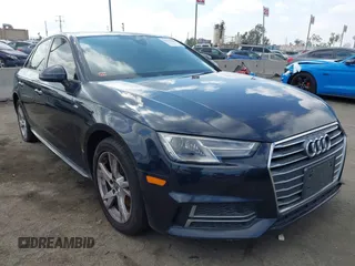 2018 Audi A4 Premium with VIN WAUKMAF42JA146373, listed as a IAAI auction lot 41276588 with 107,063 mi miles. Bid and sale history available at carsss.com. Image 1.