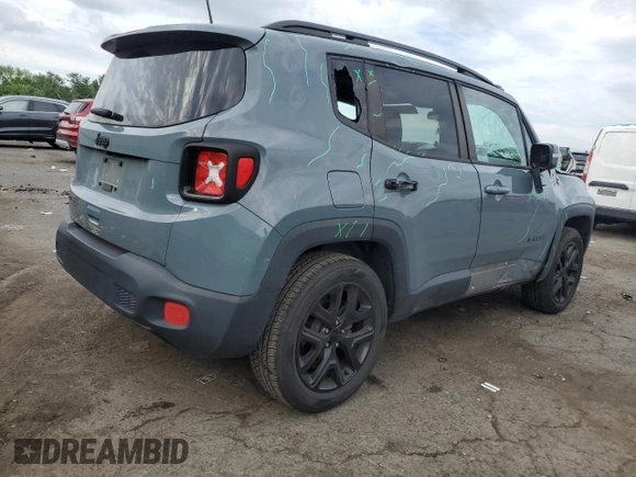 2018 Jeep Renegade Latitude с VIN ZACCJBBB2JPG99048, выставлен на аукционе Copart как лот 65130765 с пробегом 63 267 миль миль и Списание • Salvage title. История ставок и продаж доступна на DreamBid. Изображение 3.