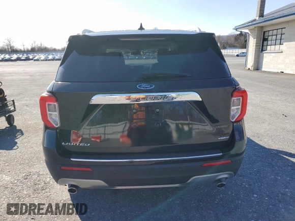 2021 Ford Explorer Limited with VIN 1FM5K8FW0MNA02152, listed as a Copart auction lot 46081065 with 61,179 mi miles and Clean Title. Bid and sale history available at carsss.com. Image 6.