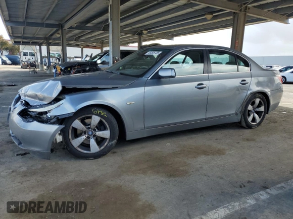 2004 BMW 5 Series 530i with VIN WBANA735X4B808964, listed as a Copart auction lot 49295755 with 143,316 mi miles and Salvage Title. Bid and sale history available at carsss.com. Image 1.