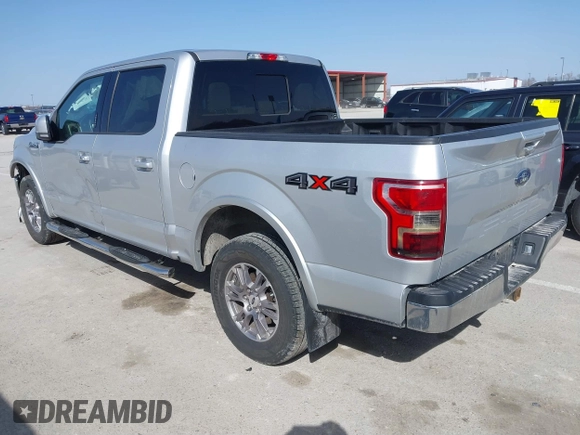 2018 Ford F-150 XL with VIN 1FTEW1E53JKD72694, listed as a IAAI auction lot 41740655 with 150,330 mi miles. Bid and sale history available at carsss.com. Image 3.
