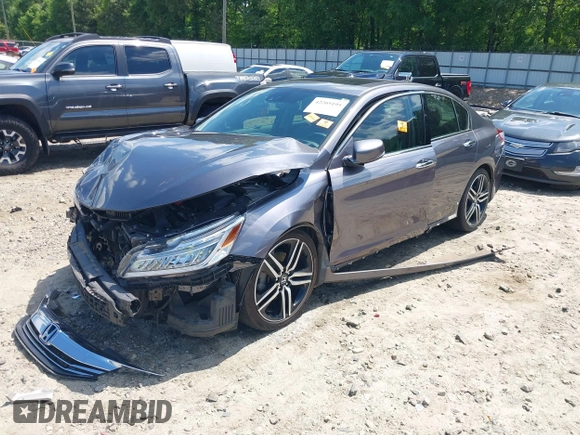 2017 Honda Accord Touring with VIN 1HGCR3F97HA041159, listed as a IAAI auction lot 42205195 with Not provided miles and . Bid and sale history available at DreamBid. Image 2.