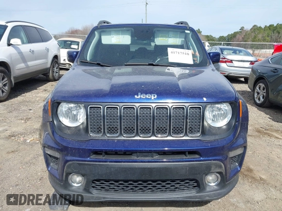 2020 Jeep Renegade Orange with VIN ZACNJABB8LPL68316, listed as a IAAI auction lot 41717518 with 110,430 mi miles and . Bid and sale history available at carsss.com. Image 12.