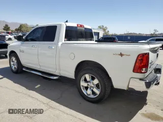 2018 Ram 1500 SLT with VIN 1C6RR6GG5JS123535, listed as a Copart auction lot 52570845 with 109,853 mi miles and Salvage title. Bid and sale history available at DreamBid. Image 2.