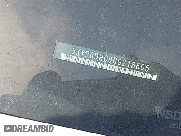 2022 Kia Telluride S с VIN 5XYP6DHC9NG218605, выставлен на аукционе IAAI как лот 42394866 с пробегом 55 087 миль миль и . История ставок и продаж доступна на DreamBid. Изображение 17.