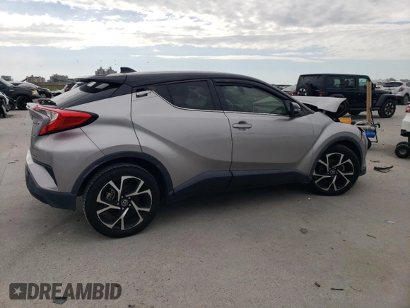 2019 Toyota C-HR XLE with VIN JTNKHMBX4K1045406, listed as a Copart auction lot 47612515 with 38,909 mi miles and Salvage Title. Bid and sale history available at DreamBid. Image 3.