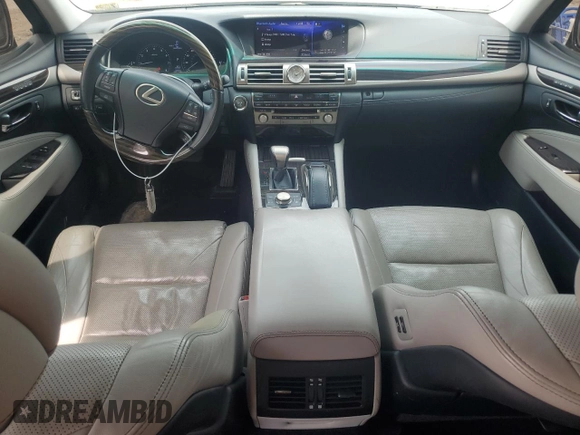 2017 Lexus LS 460 with VIN JTHBL5EF7H5143941, listed as a Copart auction lot 54297805 with 120,222 mi miles and Salvage title. Bid and sale history available at DreamBid. Image 8.