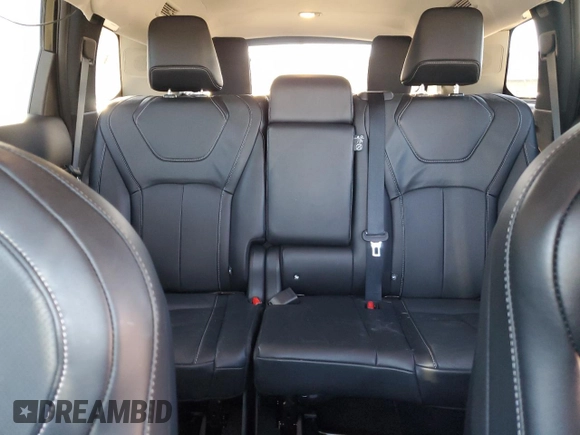 2024 Infiniti QX60 Pure with VIN 5N1DL1ES5RC345587, listed as a Copart auction lot 83889614 with 9,829 mi miles and Salvage title. Bid and sale history available at DreamBid. Image 10.