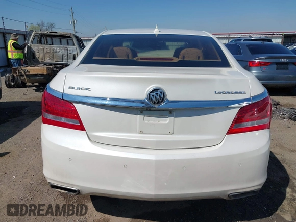 2014 Buick LaCrosse Premium I with VIN 1G4GD5G32EF178976, listed as a IAAI auction lot 41864838 with 97,740 mi miles and . Bid and sale history available at DreamBid. Image 17.