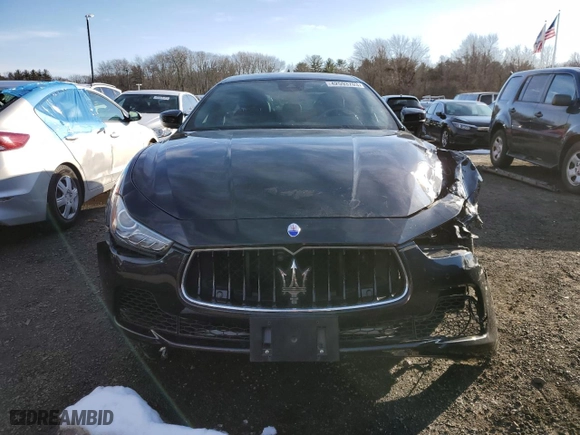 2017 Maserati Ghibli S Q4 with VIN ZAM57RTS6H1235474, listed as a Copart auction lot 42593703 with 44,645 mi miles. Bid and sale history available at carsss.com. Image 5.
