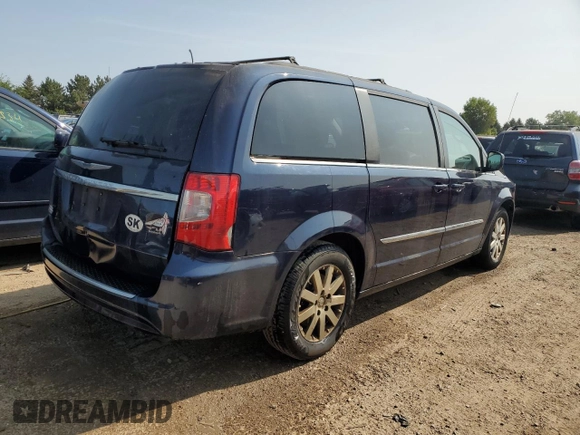 2013 Chrysler Town & Country Touring with VIN 2C4RC1BG4DR539523, listed as a Copart auction lot 68382764 with 168,373 mi miles and Salvage Title. Bid and sale history available at DreamBid. Image 3.