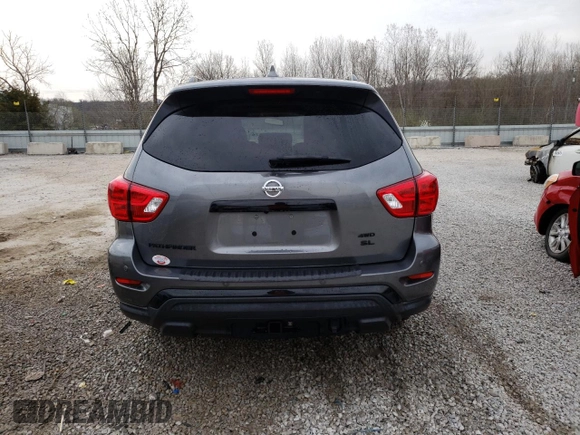 2020 Nissan Pathfinder SL z VIN 5N1DR2CM1LC590967, wystawiony jako Copart lot #49619805 z przebiegiem 43 165 mil mil oraz Szkoda całkowita • Salvage title. Historia ofert i sprzedaży dostępna na DreamBid. Obrazek 6.