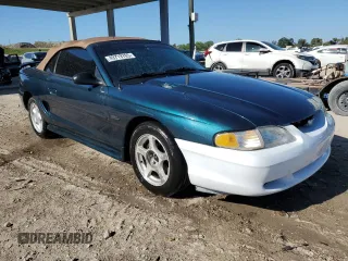 1996 Ford Mustang GT with VIN 1FALP45X1TF161258, listed as a Copart auction lot 49719705 with 219,897 mi miles and Clean Title. Bid and sale history available at carsss.com. Image 4.