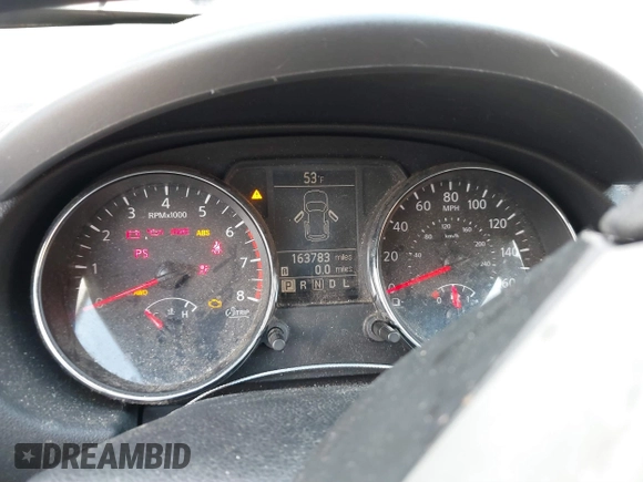 2013 Nissan Rogue S with VIN JN8AS5MV4DW115838, listed as a IAAI auction lot 41649461 with 163,783 mi miles and . Bid and sale history available at DreamBid. Image 7.