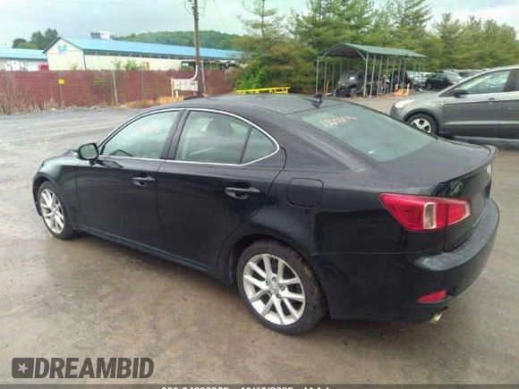 2011 Lexus IS 250 with VIN JTHCF5C28B5047545, listed as a IAAI auction lot 34698362 with 173,360 mi miles and . Bid and sale history available at DreamBid. Image 3.