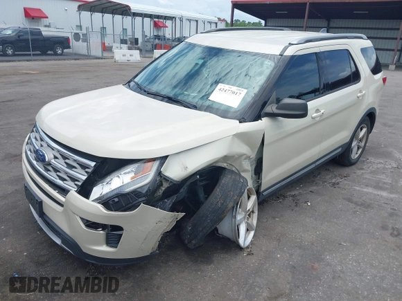 2018 Ford Explorer XLT с VIN 1FM5K7DH0JGA40219, выставлен на аукционе IAAI как лот 42477017 с пробегом 78 659 миль миль и . История ставок и продаж доступна на DreamBid. Изображение 2.