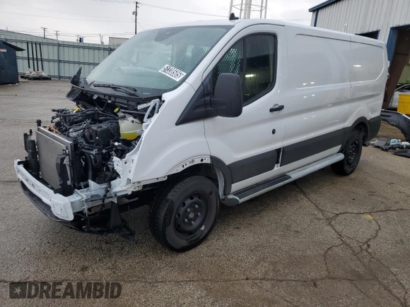 2024 Ford Transit Cargo with VIN 1FTBR1Y82RKA62547, listed as a Copart auction lot 51338505 with 6,979 mi miles and Clean Title. Bid and sale history available at DreamBid. Image 1.