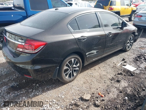 2013 Honda Civic EX-L with VIN 19XFB2F9XDE041870, listed as a IAAI auction lot 41872764 with 144,008 mi miles and . Bid and sale history available at DreamBid. Image 4.