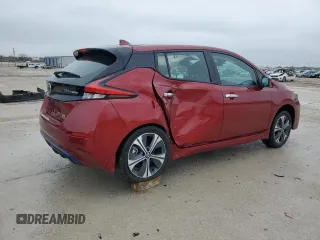 2022 Nissan LEAF SV Plus with VIN 1N4BZ1CV9NC562518, listed as a Copart auction lot 44903875 with 33,371 mi miles and Salvage Title. Bid and sale history available at DreamBid. Image 3.