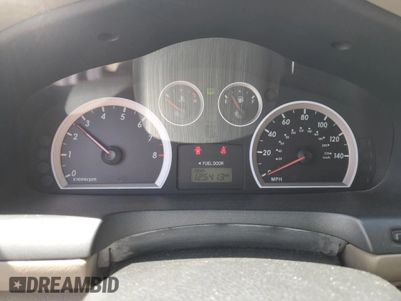 2005 Hyundai Santa Fe GLS with VIN KM8SC13DX5U906172, listed as a Copart auction lot 52000015 with 125,413 mi miles and Salvage Title. Bid and sale history available at carsss.com. Image 9.