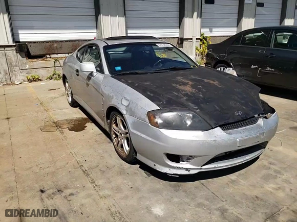 2006 Hyundai Tiburon GT with VIN KMHHN65F76U216025, listed as a Copart auction lot 74443474 with 139,626 mi miles and Non Repairable. Bid and sale history available at carsss.com. Image 11.