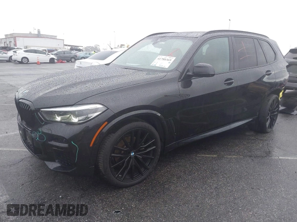 2022 BMW X5 sDrive40i with VIN 5UXCR4C08N9M23772, listed as a IAAI auction lot 41788369 with 33,198 mi miles. Bid and sale history available at carsss.com. Image 2.