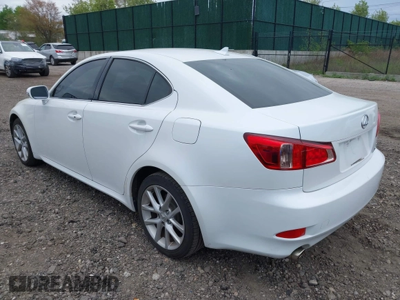 2013 Lexus IS 250 with VIN JTHCF5C21D5062052, listed as a IAAI auction lot 42121728 with 96,984 mi miles and . Bid and sale history available at DreamBid. Image 3.