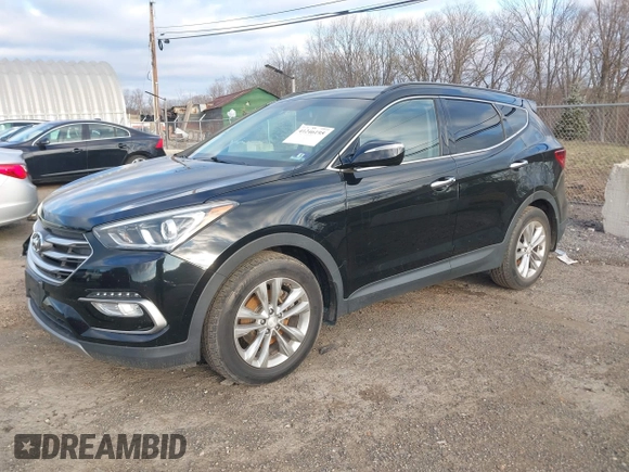 2017 Hyundai Santa Fe 2.0T with VIN 5XYZUDLA8HG502333, listed as a IAAI auction lot 41246195 with 62,772 mi miles and . Bid and sale history available at DreamBid. Image 2.