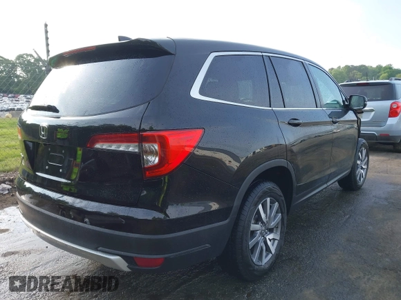 2019 Honda Pilot EX-L z VIN 5FNYF5H52KB041345, wystawiony jako IAAI lot #42029069 z przebiegiem 55 231 mil mil oraz . Historia ofert i sprzedaży dostępna na DreamBid. Obrazek 4.