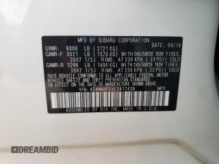 2020 Subaru Ascent Limited с VIN 4S4WMAPD4L3417438, выставлен на аукционе Copart как лот 59511755 с пробегом 45 943 миль миль и Списание • Salvage title. История ставок и продаж доступна на DreamBid. Изображение 14.