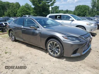 2019 Lexus LS with VIN JTHC51FF7K5007211, listed as a Copart auction lot 59156954 with 0 mi miles and Salvage Title. Bid and sale history available at carsss.com. Image 4.