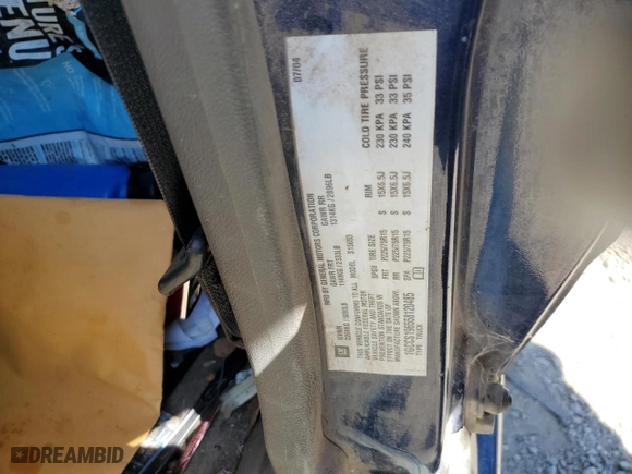 2005 Chevrolet Colorado LS ZQ8 with VIN 1GCCS196558120485, listed as a Copart auction lot 69242674 with 175,687 mi miles and Salvage Title. Bid and sale history available at carsss.com. Image 12.